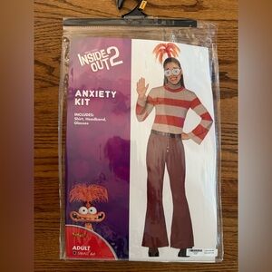 Disney Inside out Adult Anxiety costume Size small (4-6)